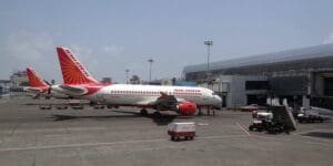 Airplane at Mumbai Airport