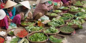 vietnam street food outdoor market